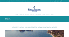 Desktop Screenshot of costagranderealestate.com